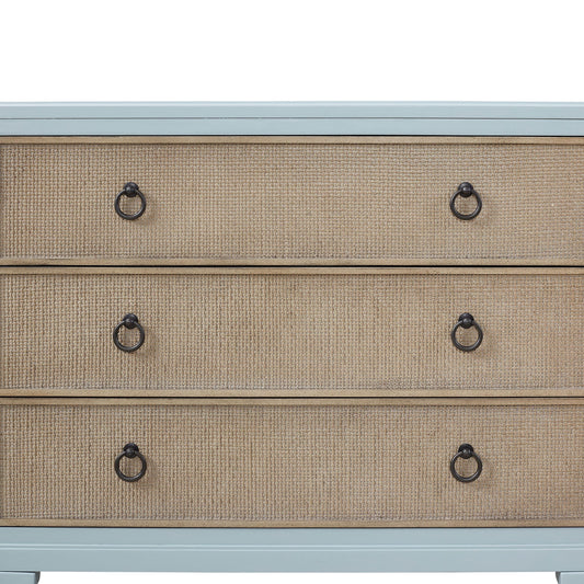 3 Drawers Hall Chest With Cane Fronts Bernards Furniture
