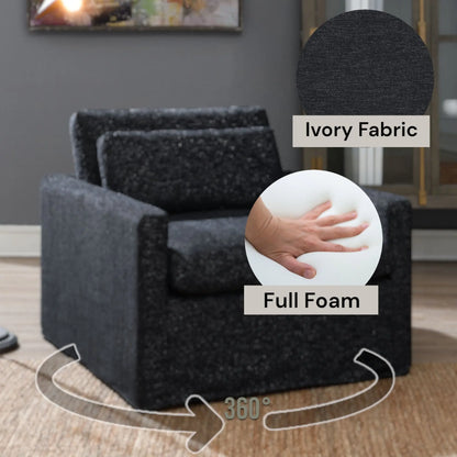 Naveen - Swivel Chair With 1 Toss Pillow Acme