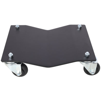 Heavy Duty Steel Vehicle Dollies With Brakes, 2500Lbs Capacity Daily Nest