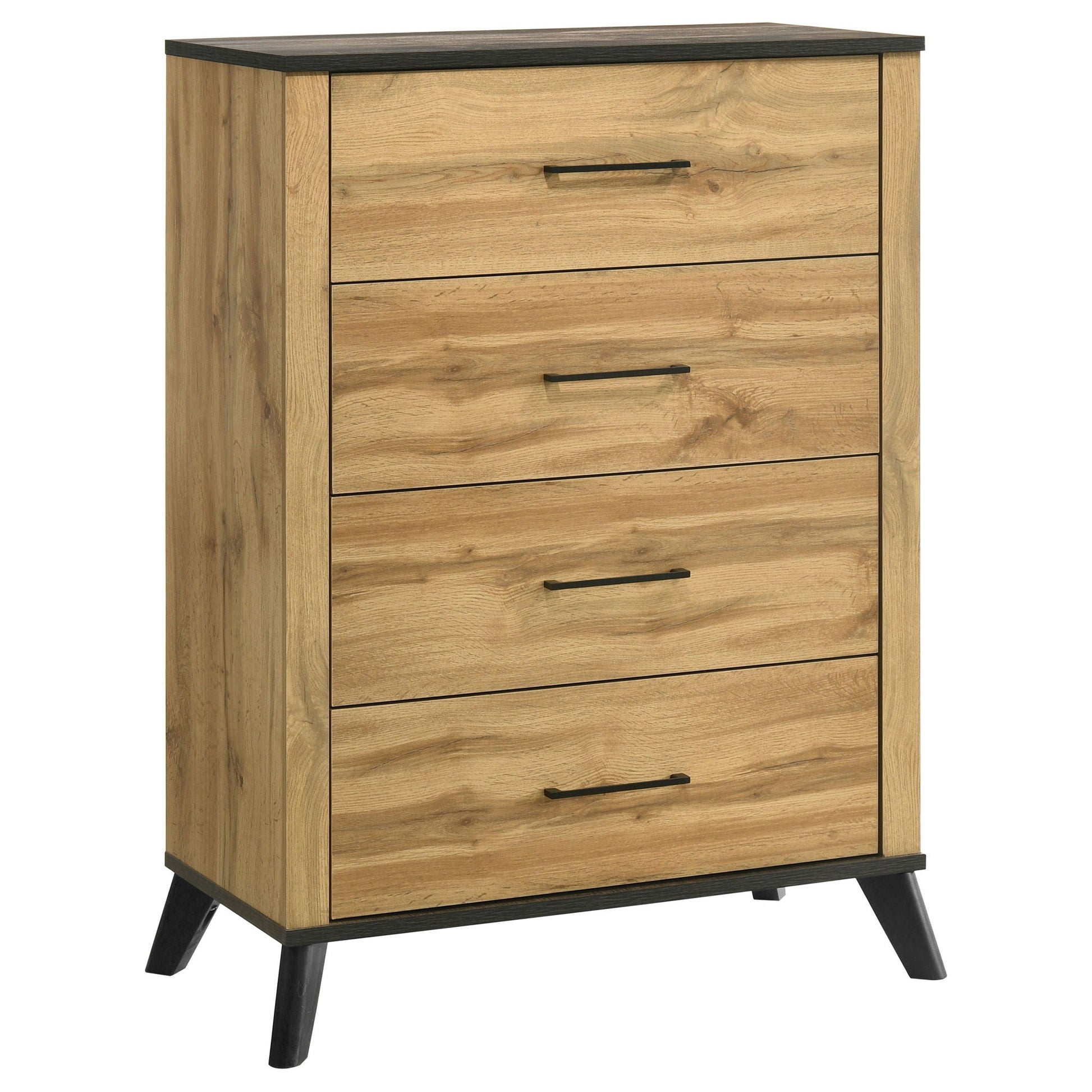 Kaywood - 4-Drawer Bedroom Chest Of Drawers - Natural Pine Coaster Fine Furniture