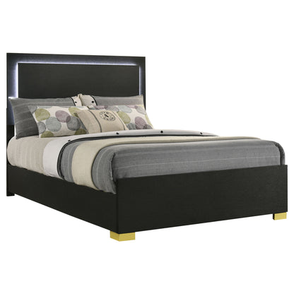 Jeremiah - LED Panel Bed With Touch Controlled Lighting Furniture Max