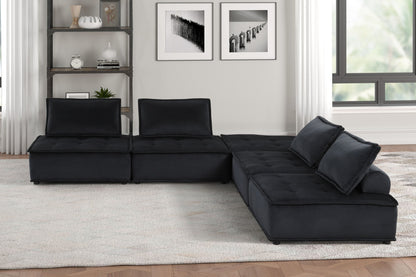 Anna - Stylish Sectional Sofa Ottoman Lilola Home