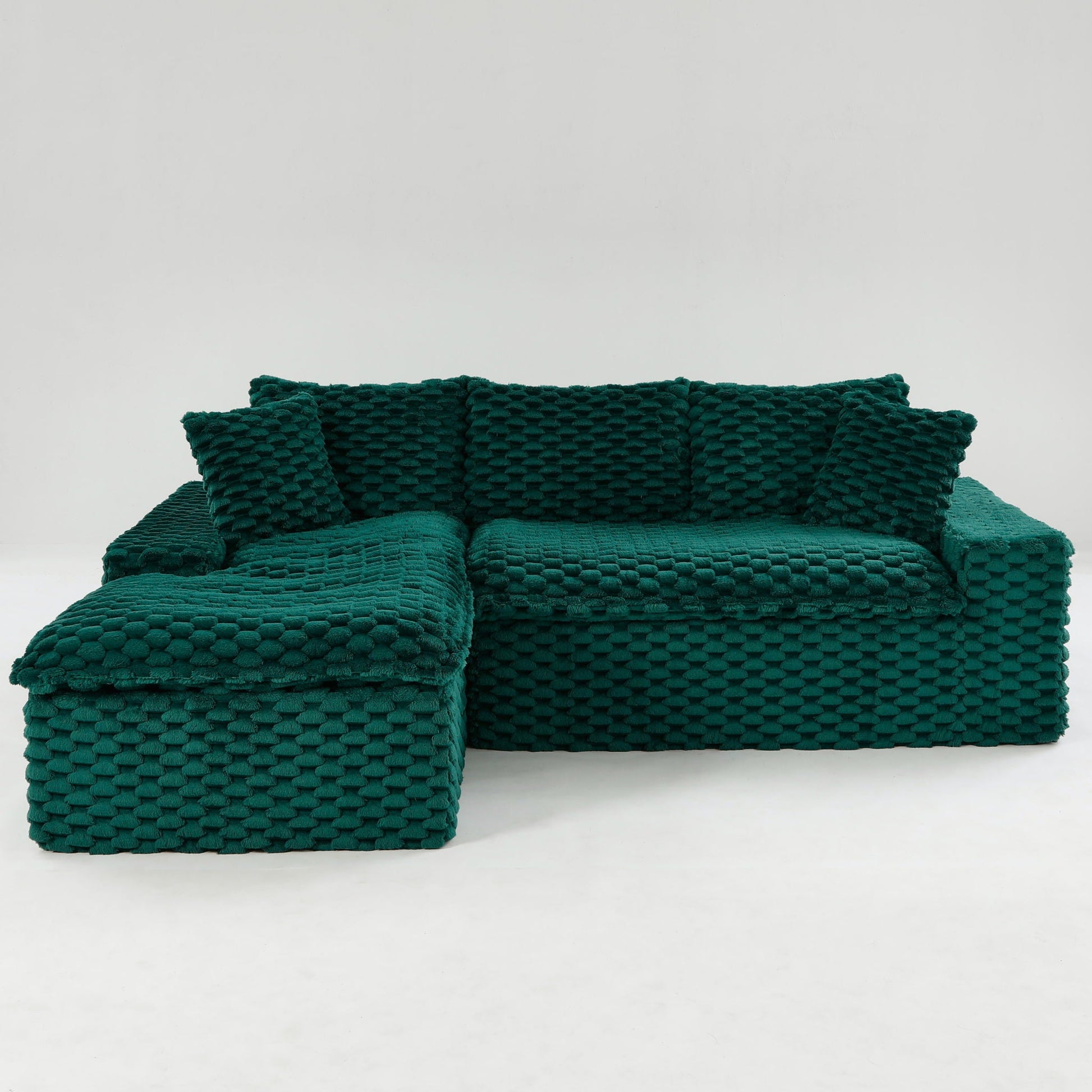 Modular Sofa, Convertible Twin Seat With Chaise Lounge Home Essentials