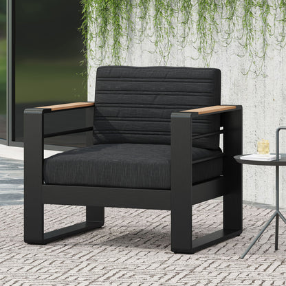 Giovanna - Club Chair Set With Aluminum Frame Noble House