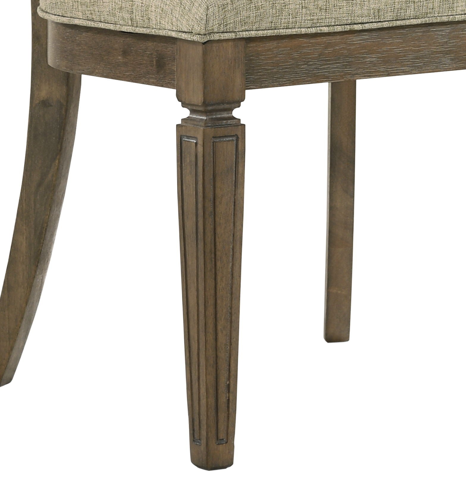 Parfield - 7 Pieces Dining Room Set - Light Brown / Oak Acme