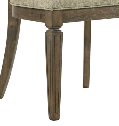 Parfield - 7 Pieces Dining Room Set - Light Brown / Oak Acme