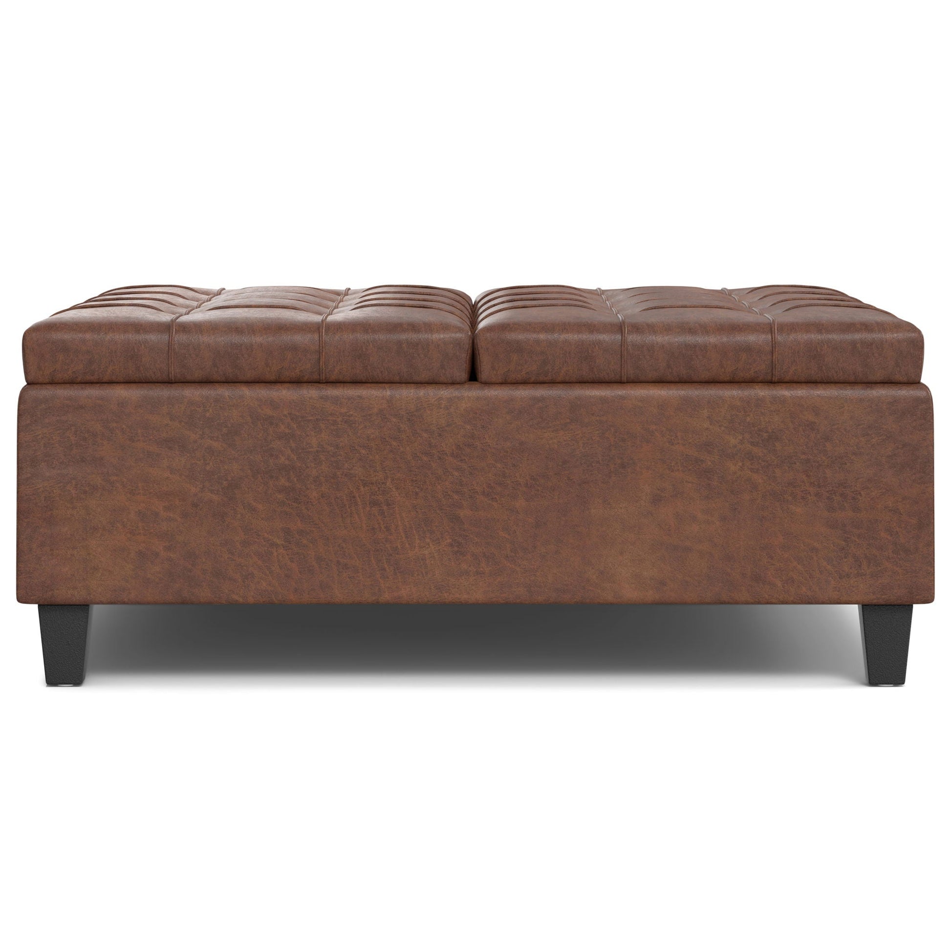 Harrison - Upholstered Coffee Table Storage Ottoman Simpli-Home