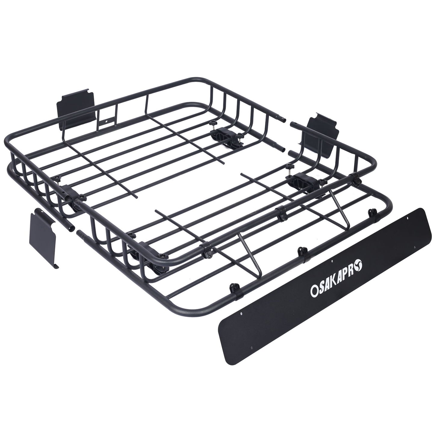Motoring Rooftop Cargo Carrier Basket Steel, Universal Fit Roof Rack Daily Nest