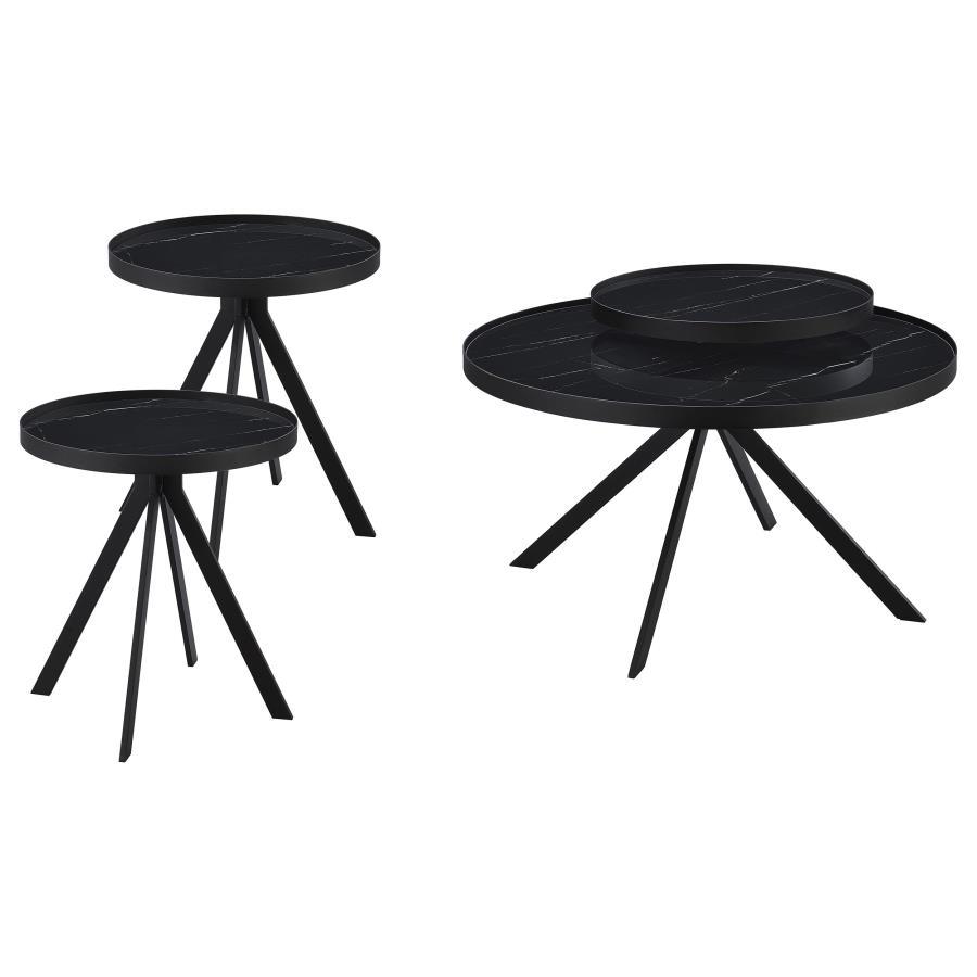 Briggs - Round Coffee And End Table Set Coaster Fine Furniture