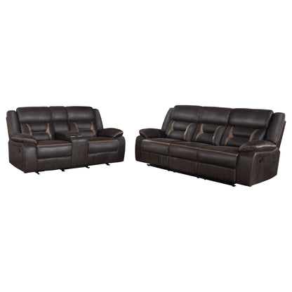 Brazelton - 2 Piece Pillow Top Arm Motion Living Room Set Furniture Max