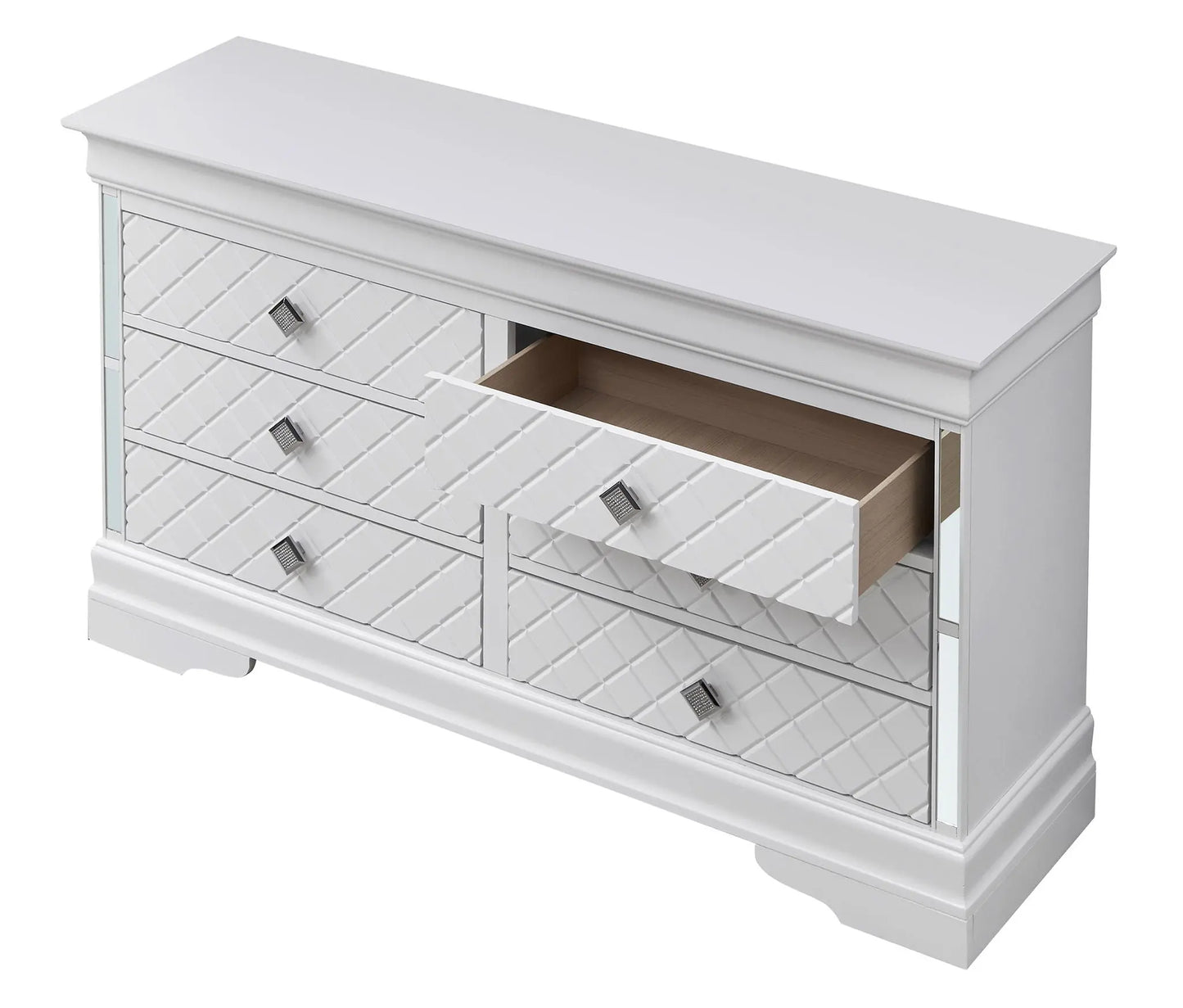 Verona - Dresser - Silver Champagne Glory Furniture