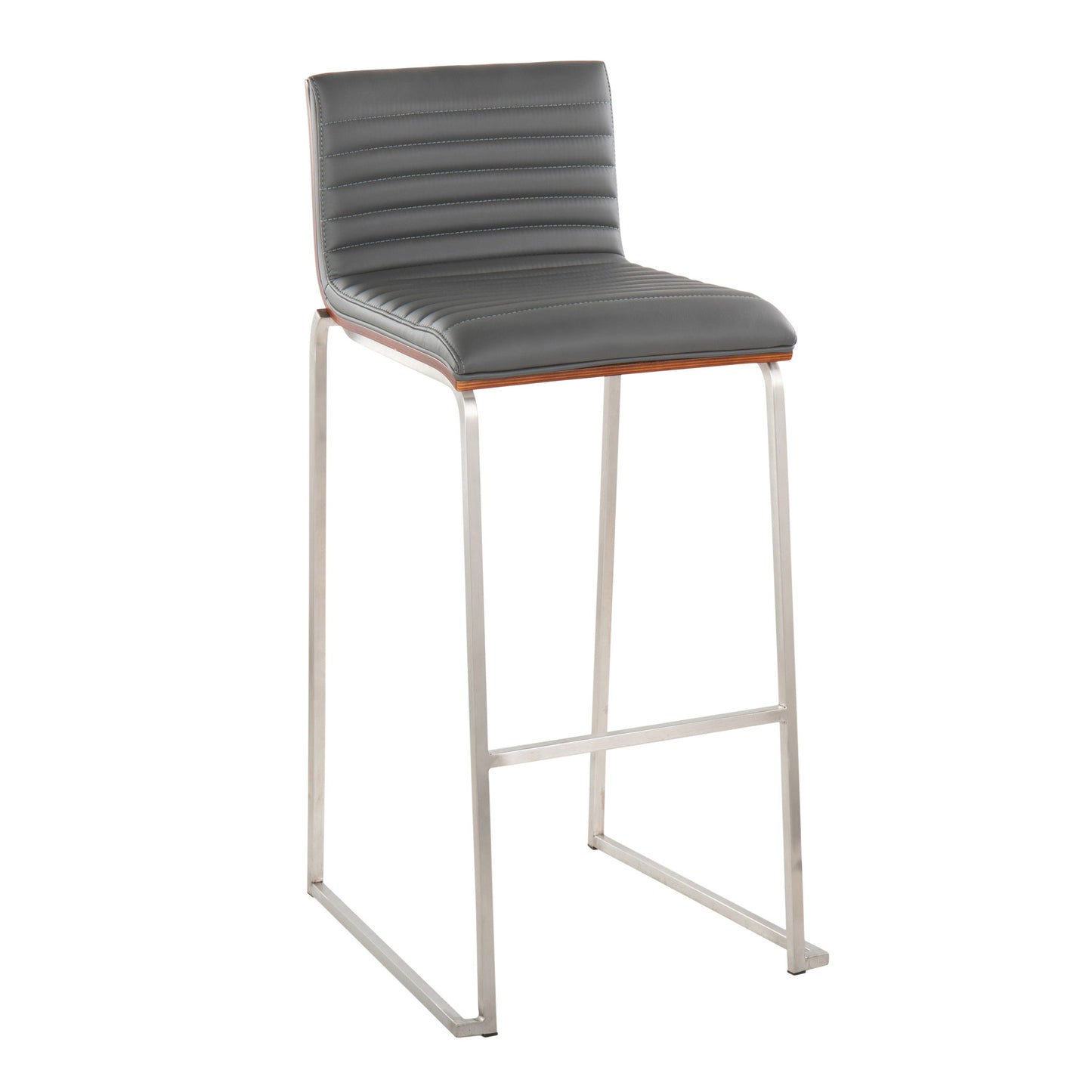 Mason Mara - Contemporary Fixed Height Barstool (Set of 2) Lumi Source