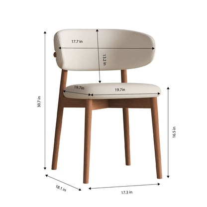 Dining Chairs For Dining Room (Set of 2) - White Home Essentials