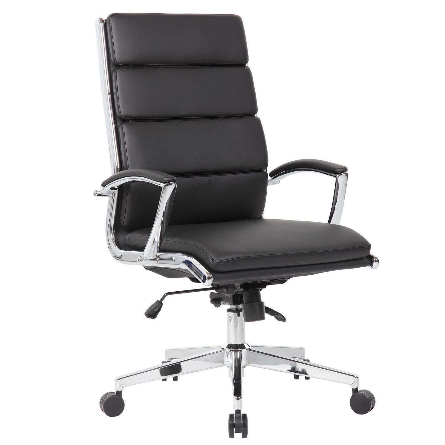 Office Chair, Breathable Mid Back Swivel Computer Chair With Foldable Armrest - Black Home Essentials