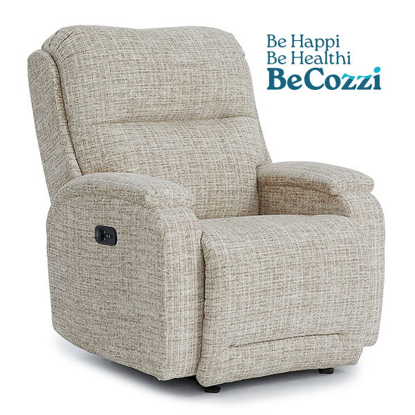 Maverly BeCozzi Power SpaceSaver Recliner with Heat & Massage Best Home Furnishings