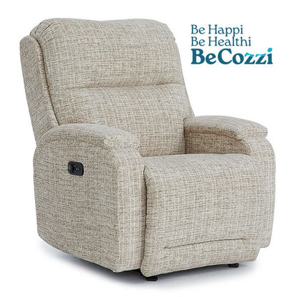 Maverly BeCozzi Power SpaceSaver Recliner with Heat & Massage Best Home Furnishings