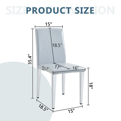 Simple And Versatile Dining Chairs With Metal Legs Home Essentials
