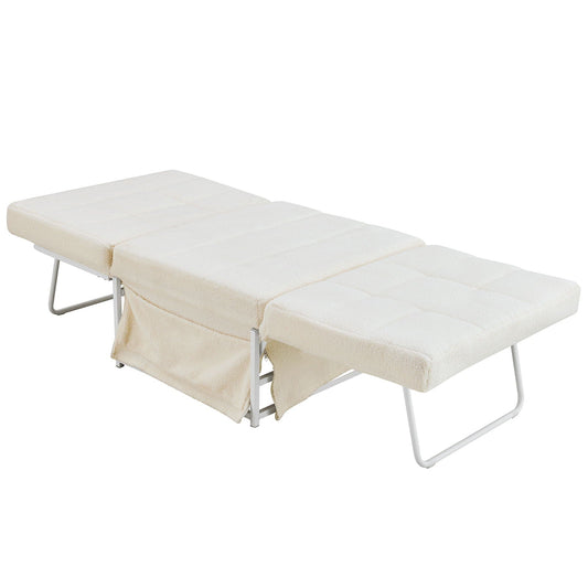 Modern Convertible Sofa Bed 4 In 1 Folding Ottoman Sleeper With Adjustable Backrest Home Essentials