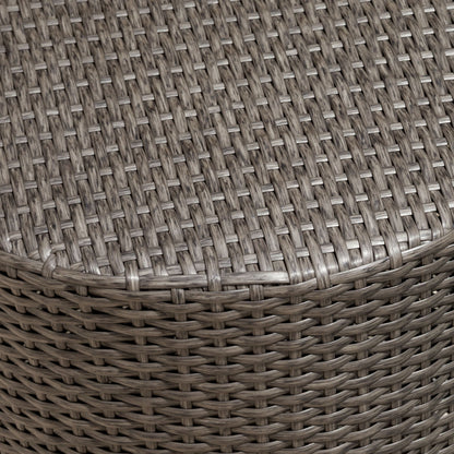 Barrel Side Table With Handcrafted Details Noble House