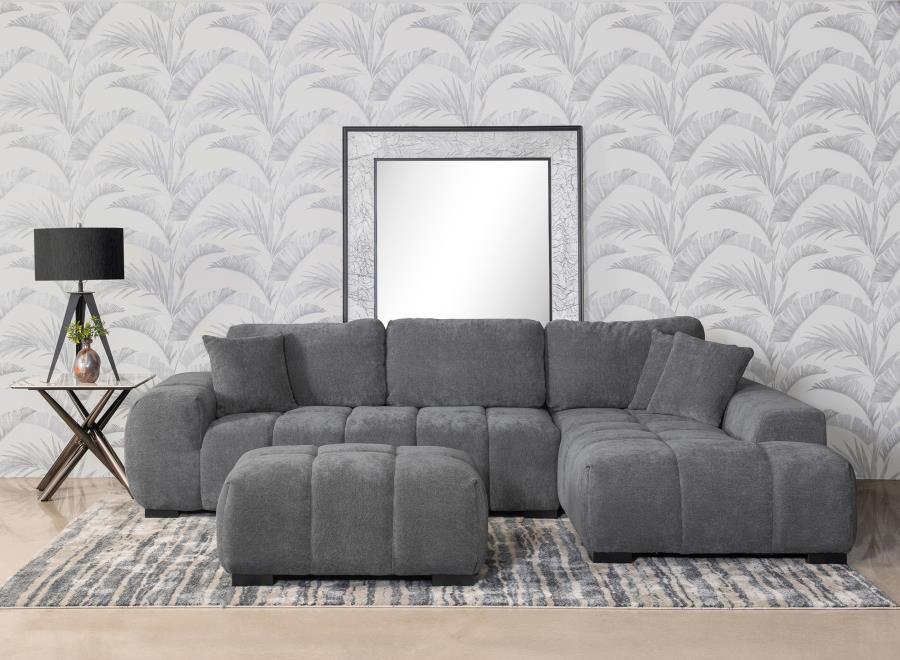Octavia - Upholstered Sectional Chaise Sofa Coaster Fine Furniture