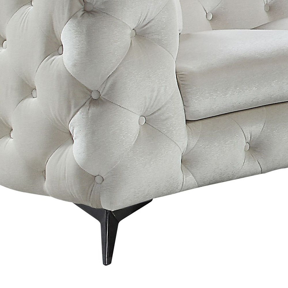Atronia - Sectional Sofa With 4 Pillows - Beige Acme