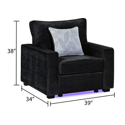 Rita - Accent Chair With LED Underlighting Matrix Furniture Group