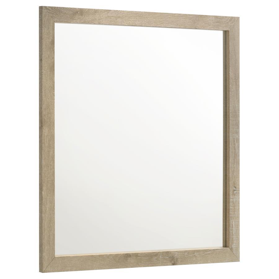 Oakglen - Dresser Mirror - Weathered Oak Coaster Fine Furniture