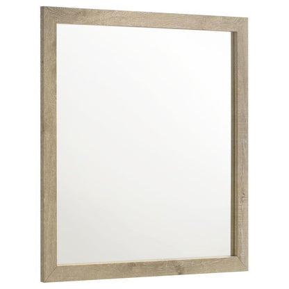 Oakglen - Dresser Mirror - Weathered Oak Coaster Fine Furniture