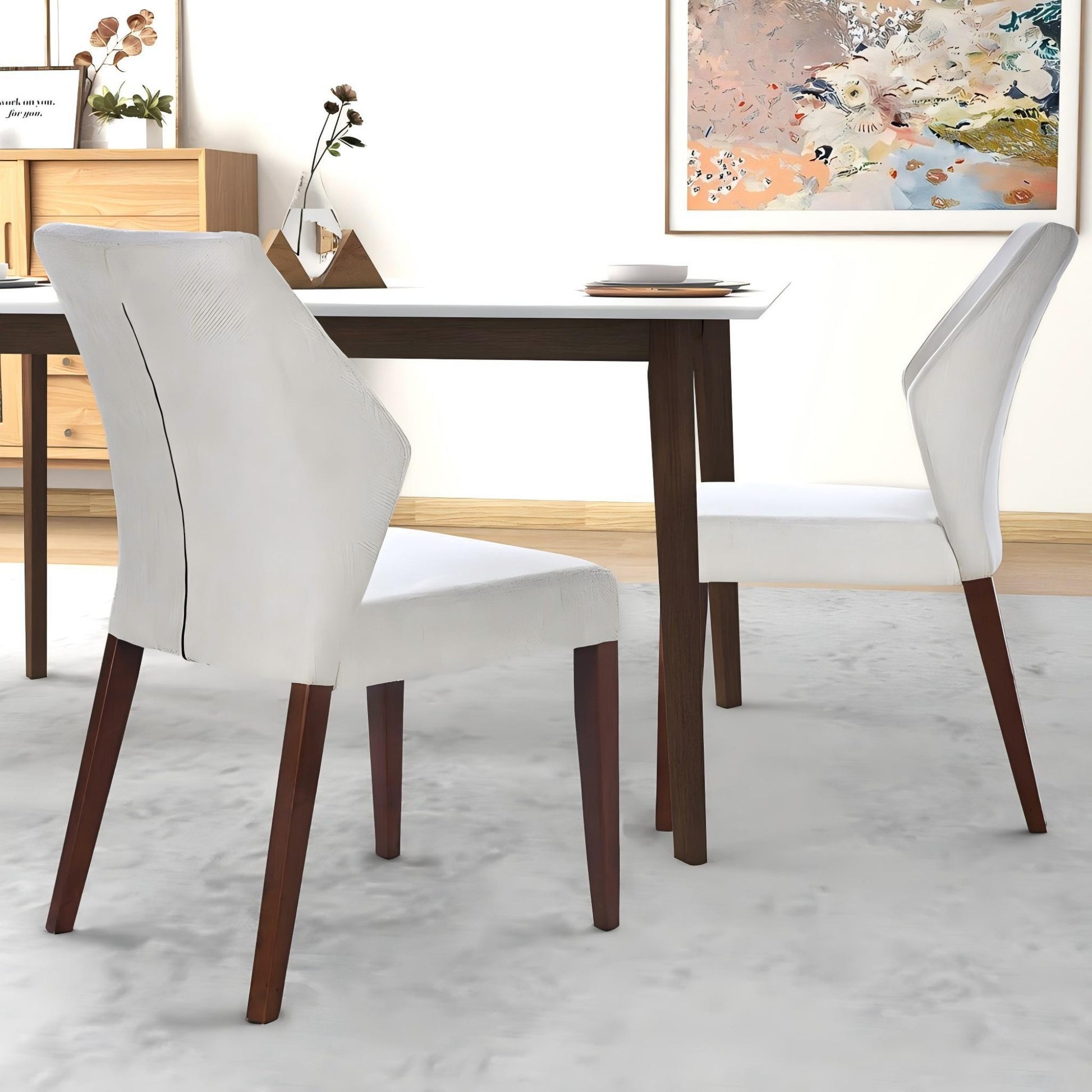 Luca - Dining Chair (Set of 2) - Light Gray Ashcroft Furniture
