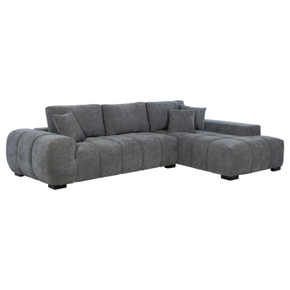 Plather - Sectional Chaise Sofa Furniture Max