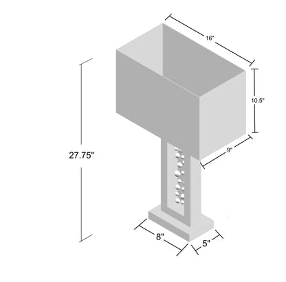 Monica - Table Lamp - Chrome Crown Mark