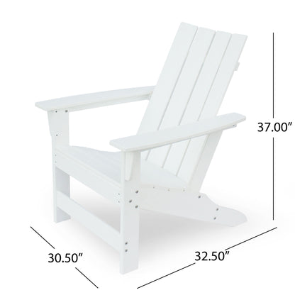 Enigmara - Outdoor High Density Resin Adirondack Chair Noble House