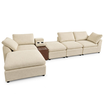 Modular Cloud Couch With Storage Console Home Essentials