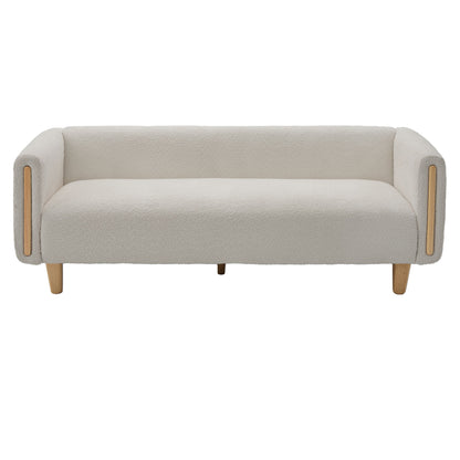 3 Seater Sofa For Living Room - Oatmeal Noble House