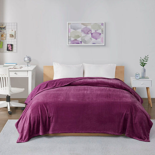 Twin Oversized Blanket - Purple