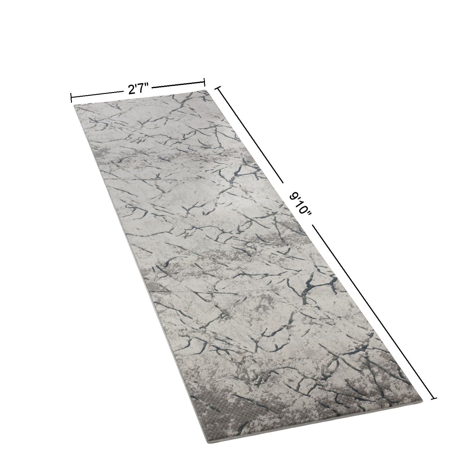 Geometrix - Contemporary Area Rug With Geometric 3D Effect Icona Home Decor