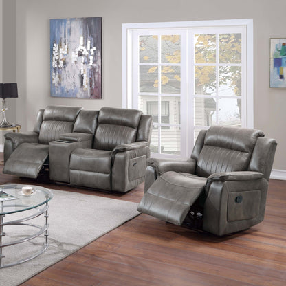 Contemporary Living Room Set, Horizontal And Vertical Tufting Home Essentials