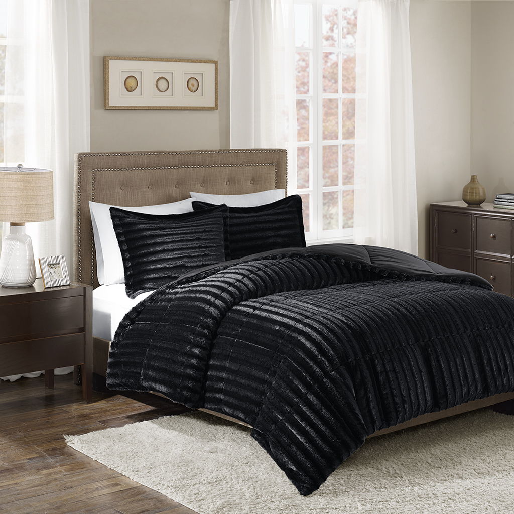 Duke - King Comforter Mini Set - Black