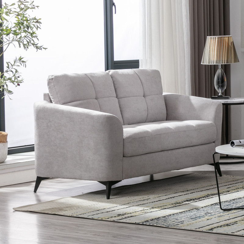 Callie - Woven Fabric Loveseat Lilola Home
