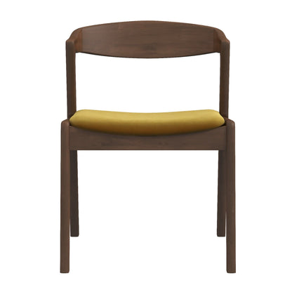 Dakota - Mid-Century Modern Velvet Dining Chair (Set of 2) Ashcroft Furniture