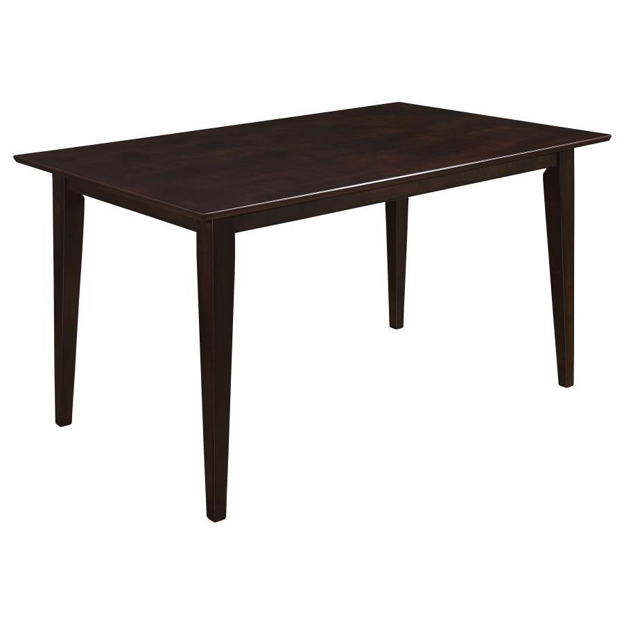 Gabriel - 5 Piece Rectangular 59" Dining Set - Cappuccino Coaster Fine Furniture