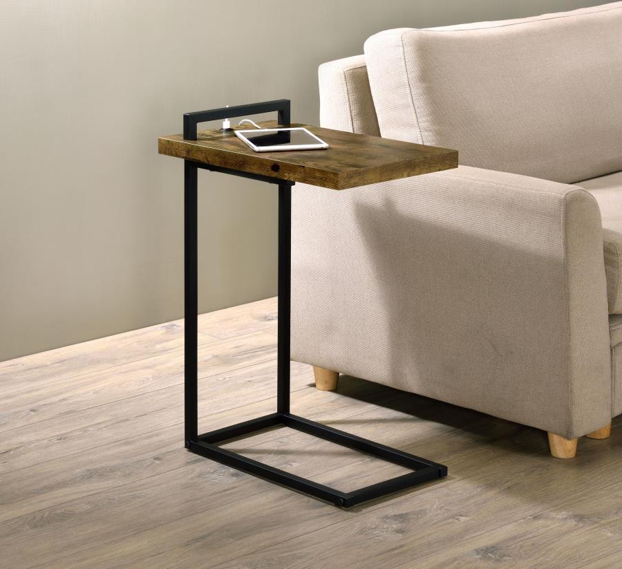 Maxwell - C-shaped Side Table USB Charging CoasterEveryday