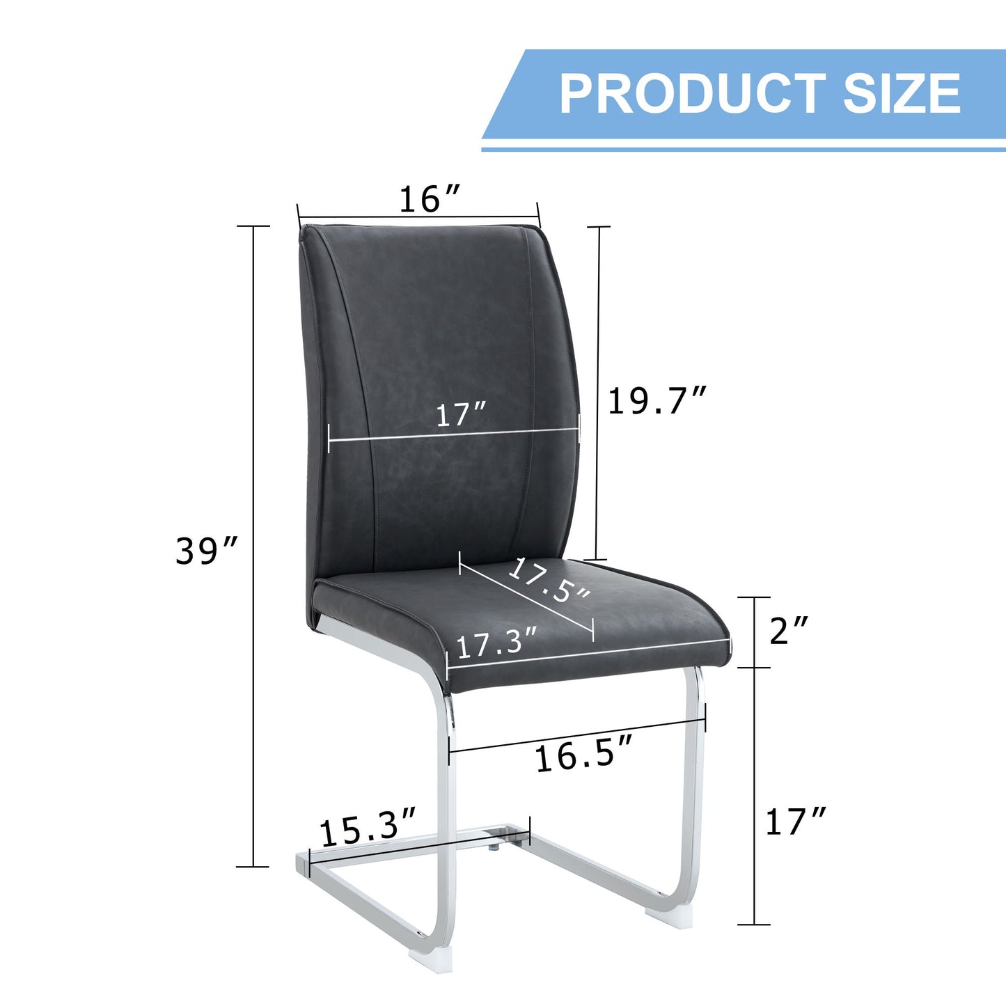 Luxury Simple Arch Chair, High Resilience With Metal Legs Home Essentials