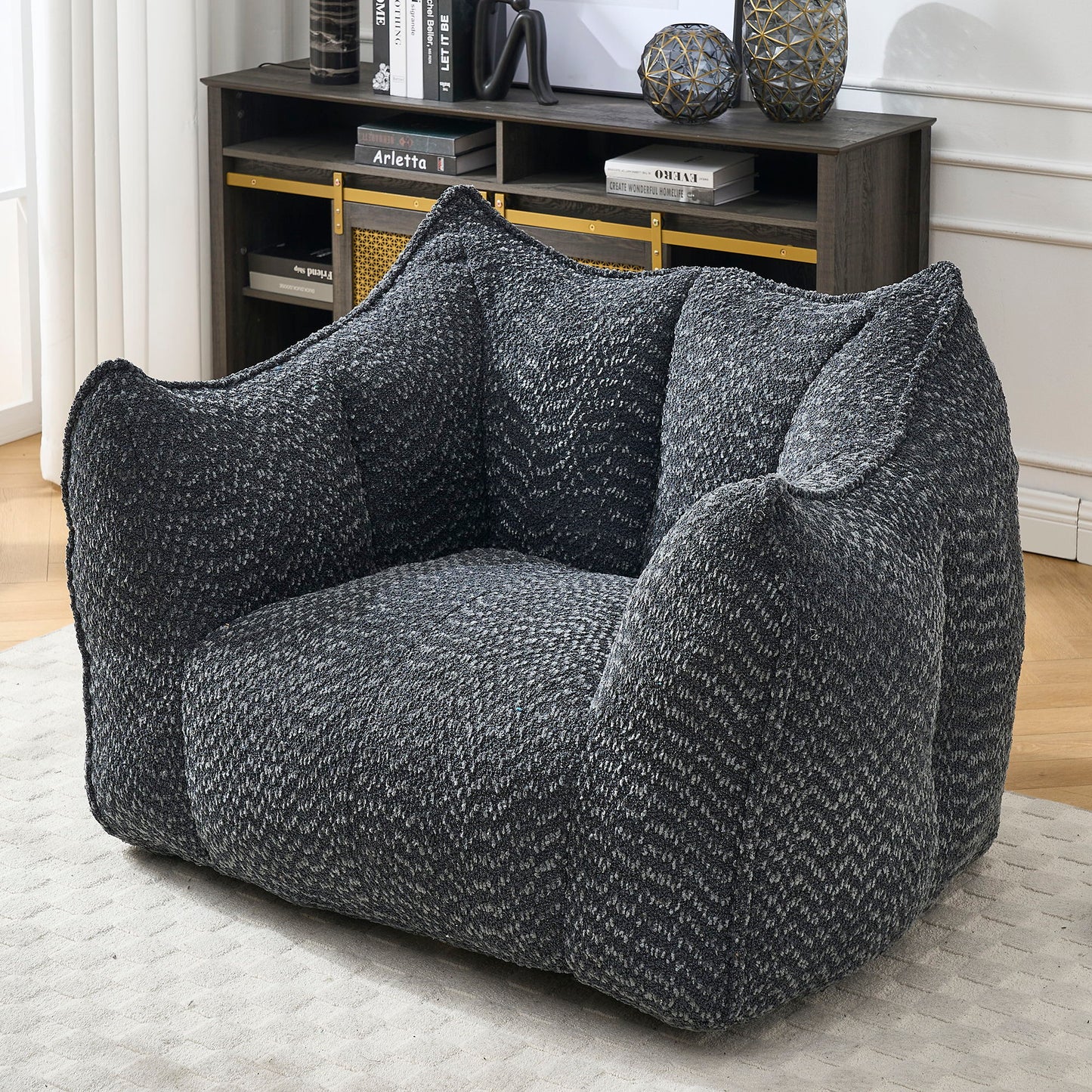 Comfortable Chenille Sofa Chairs With Highly Resilient Foam For Living Rooms And Bedrooms Home Essentials