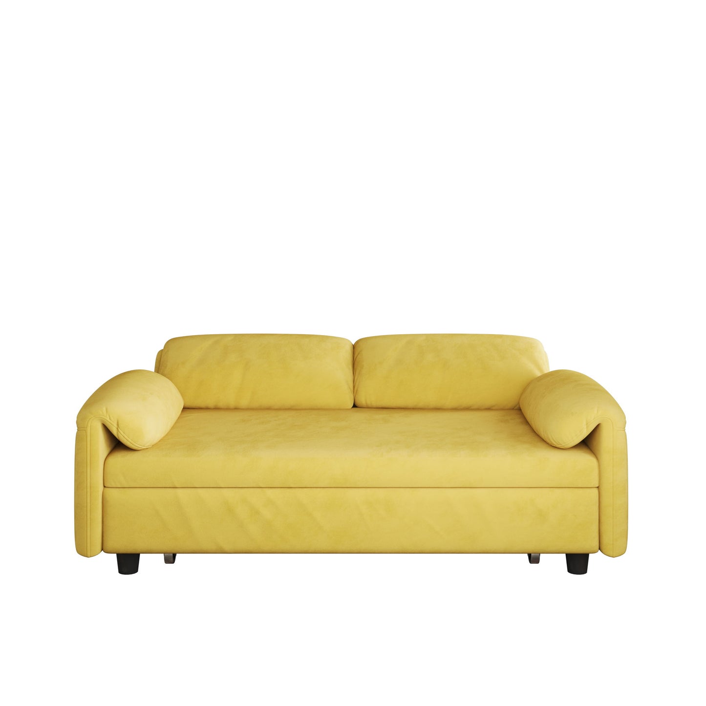 Sofa, Dual Purpose Lounge With Retractable Queen Size Bed Home Essentials