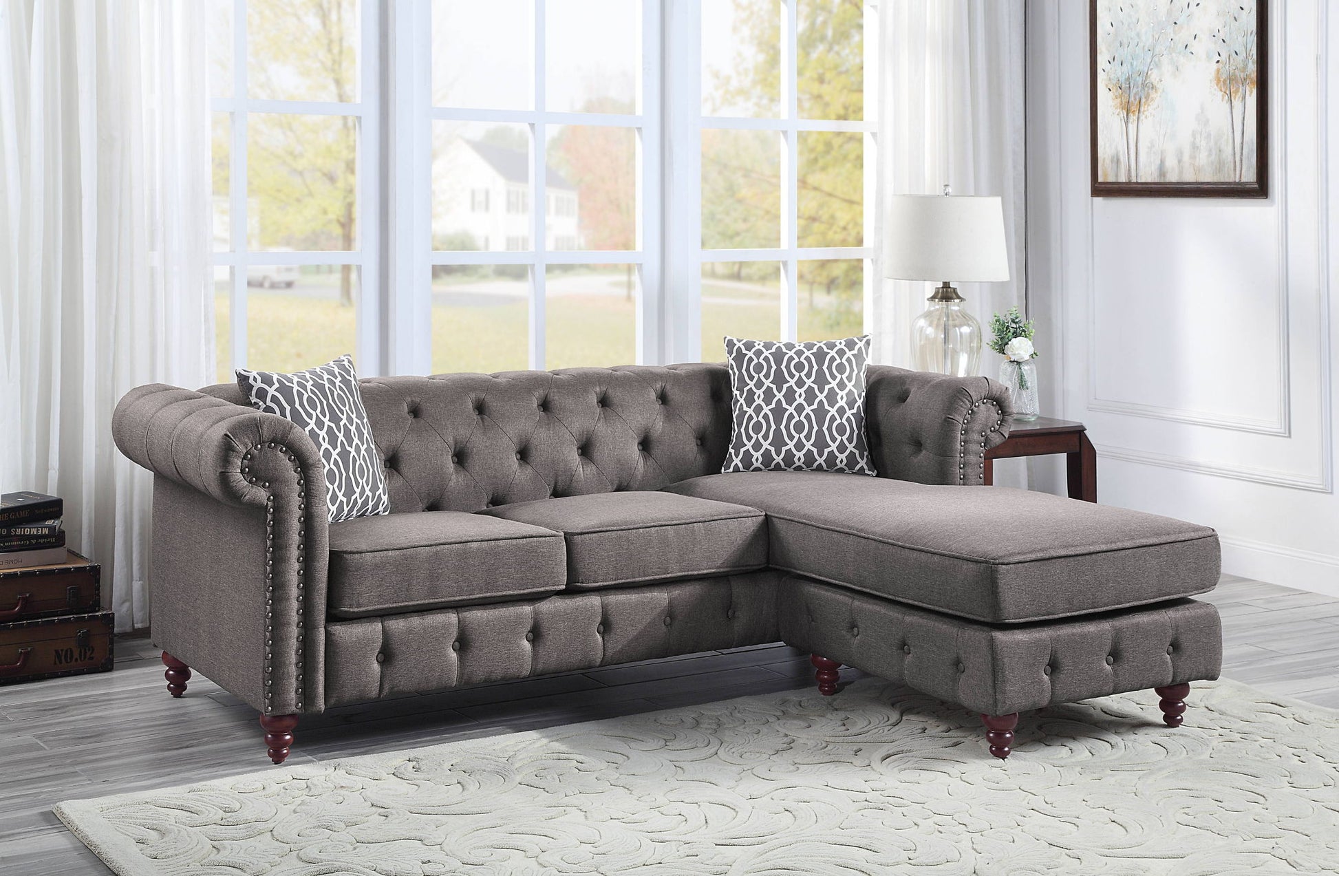 Waldina - Reversible Sectional Sofa Acme