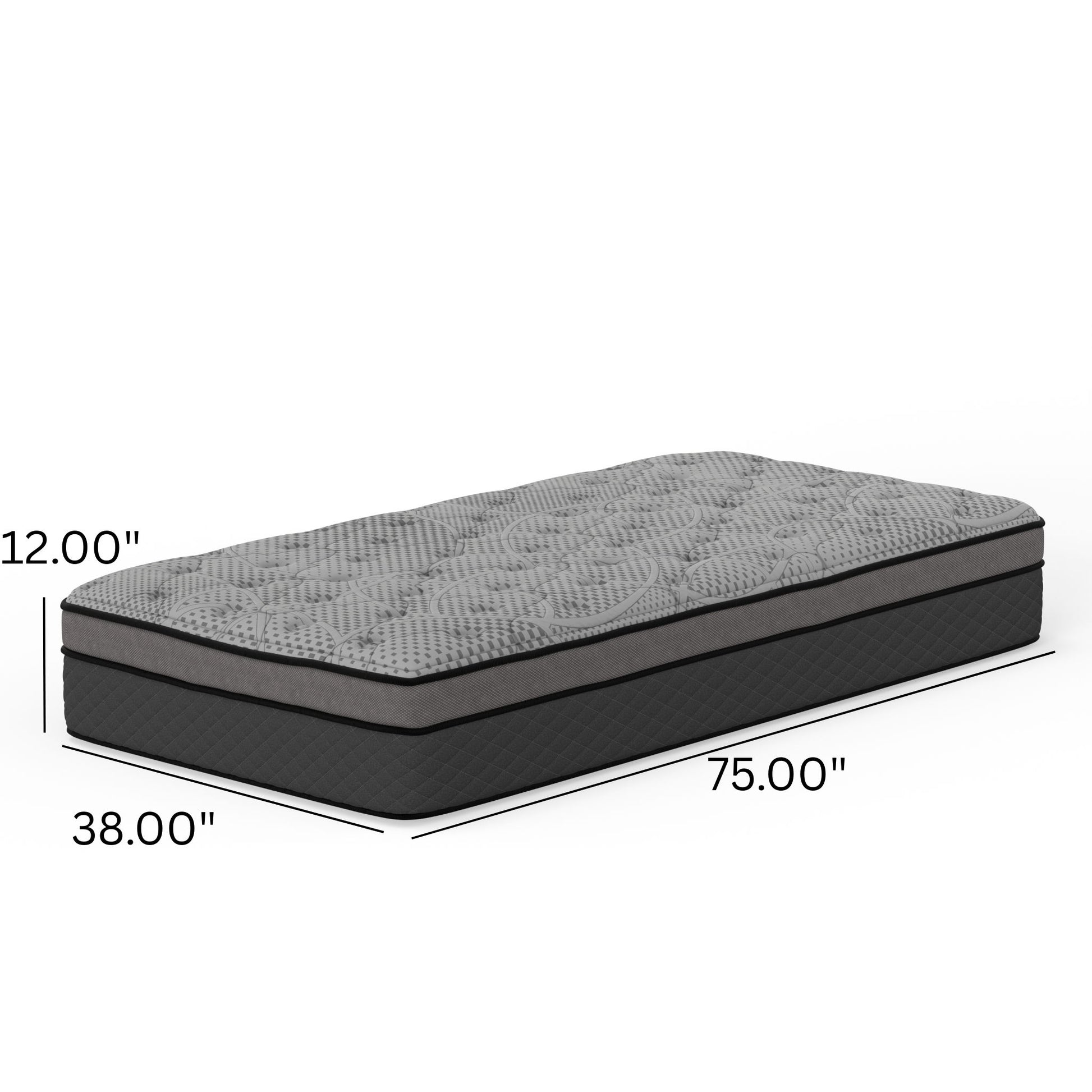CS Hybrid - 12" Pocket Coil Mattress BedTech