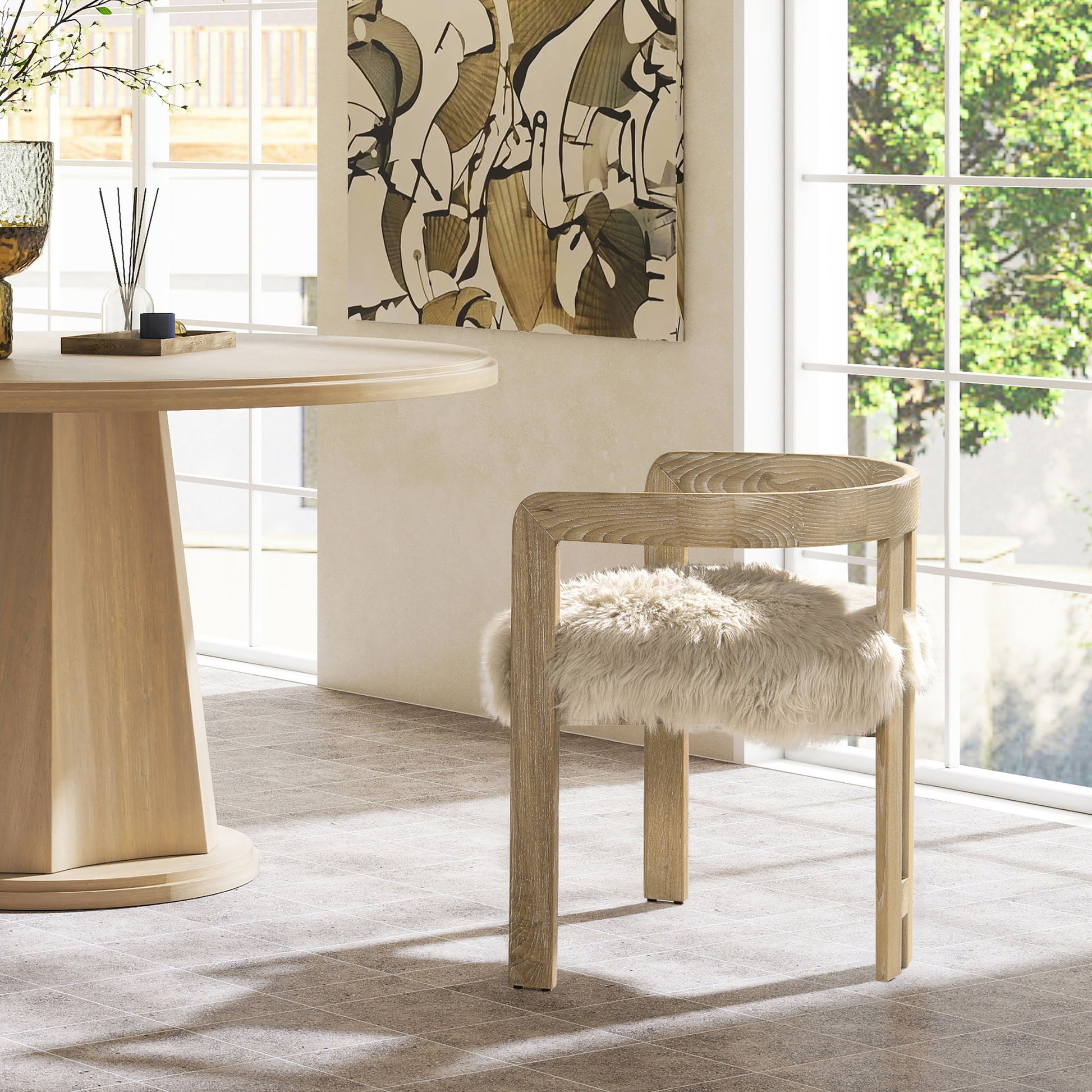 Millwick - Low Back Dining Chair - Natural Blonde Jennifer Taylor Home