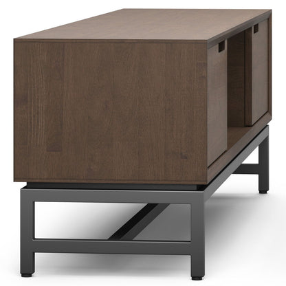 Banting - Low TV Stand - Walnut Brown Simpli-Home