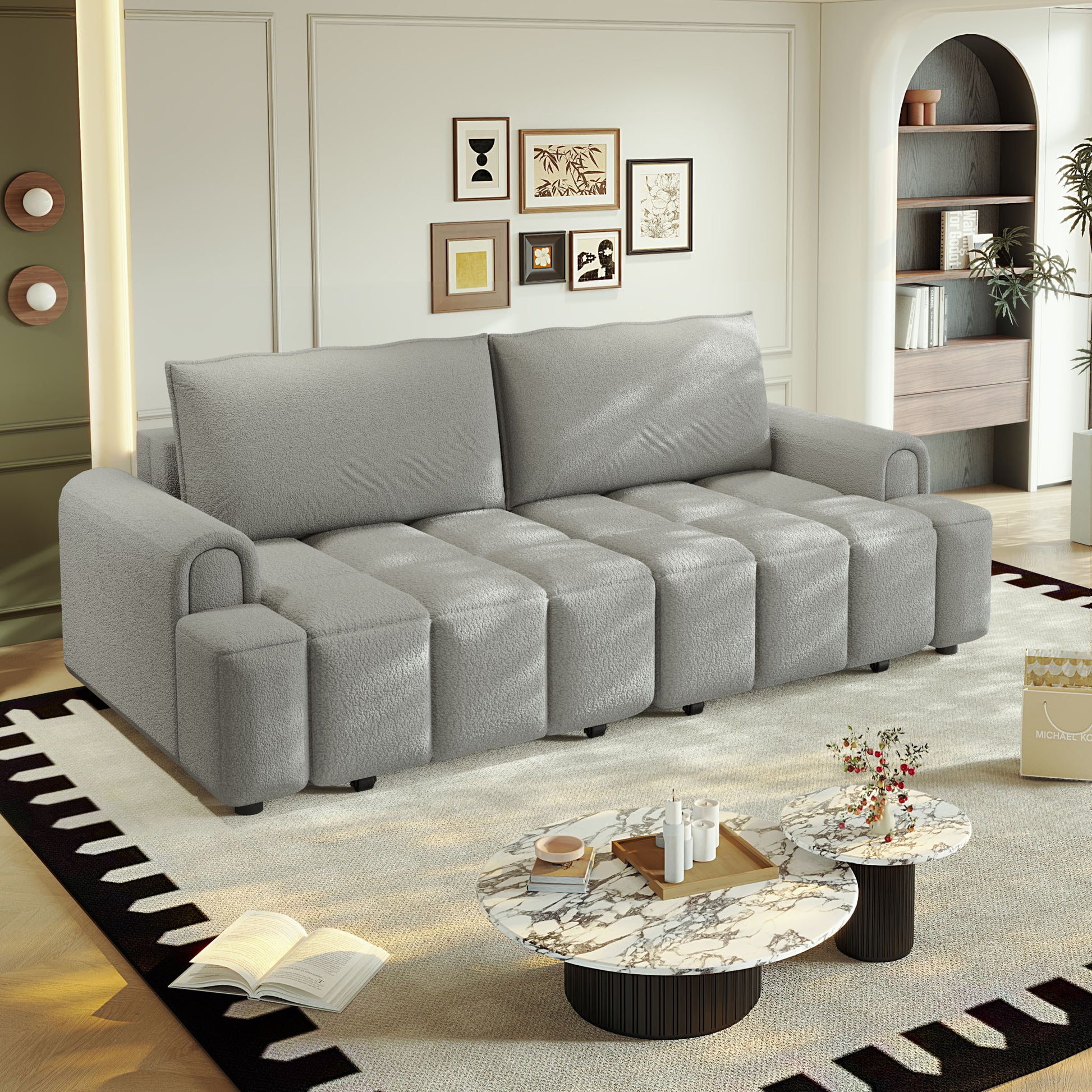 4 Seater Modern Couch With Seats Storage Home Essentials
